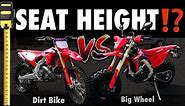 How Tall is a Big Wheel Dirt Bike? Honda CRF450RL vs CR500