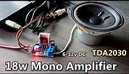 18w Mono Audio Amplifier TDA2030A board | 6v-12v DC | POWER GEN