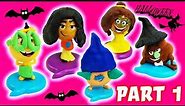 Emoji Movie Halloween Costume Disk Drop Game w Smiler, Jailbreak, Gene, Hi-5, Belle, Moana & Branch!