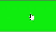 Hand click (Green screen)