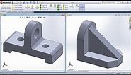 SolidWorks Practice Exercises for Beginners - 5 | SolidWorks Part Modeling Tutorial