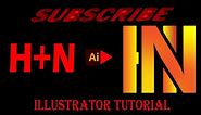 HN logo design in illustrator | Ai |
