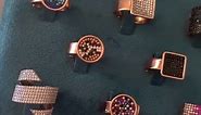 💎Des bagues tres à la mode en en argent 925 couleur rose gold.💎Rq : Les bague rond et carré sont ajustable #bijoux #silver #brend #bijouxaddict ☎️52588236 | Marwa Jewellery