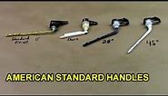 American Standard Toilet Flush Handles - 4 Different Models Need to Know