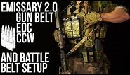 Emissary 2.0 Belt - Battle/EDC/CCW all in one belt plus setup!