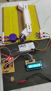 HVS-4661. Movable Road Divider Based Traffic Density #picmicrocontroller#irsensor #densityexperiment