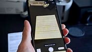 How to scan documents on iPhone
