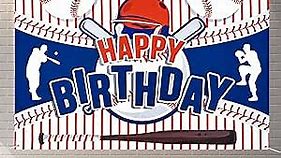 Baseball Party Decorations Baseball Happy Birthday Banner Party Supplies for Boys Kids Teens Large Sport Themed Birthday Banner for Christmas Holiday Baseball Birthday Party Supplies Decorations