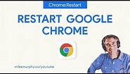 How To Restart Google Chrome