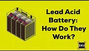 Lead Acid Battery: How Do They Work? | Working Animation | Electrical4U