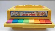 Vintage Fisher Price Grand Piano Toy Review (1986)