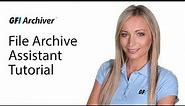 File Archive Assistant Tutorial | GFI Archiver