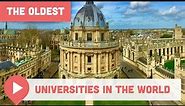 The Oldest Universities in the World