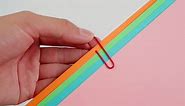 Colorful Vinyl Coated Paper Clips, 540 Paperclips Per Box Jumbo & #1 Sizes Assorted Color, Office School & Personal Use, Daily DIY, Large & Medium Size (2" & 1-2/7") Paper Clip, Rainbow Pack