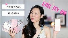 Apple iPhone 7 Plus Rose Gold ♥ Case Unboxings & Try-Ons