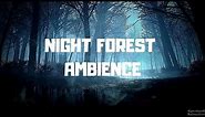 Dark Forest Ambience, Soundscape, Background Sounds, Crows, Owls