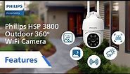 Keep an eye outside with Philips 360-degree outdoor camera | Home Safety | Philips HSP3800