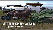 Unbelievable Starship Size Revealed - Part 1 | Size Comparison