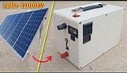 Build free 1kWh DIY solar generator - DIY 220v mobile power station