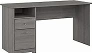 Bush Furniture Cabot Computer Desk with Drawers, 60W, Modern Gray