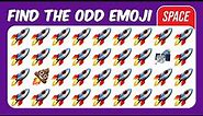 Find the ODD One Out - Space Edition 🛸 👩‍🚀🚀 Easy, Medium, Hard Levels