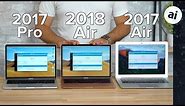 2018 MacBook Air vs 13" MacBook Pro & Old MacBook Air