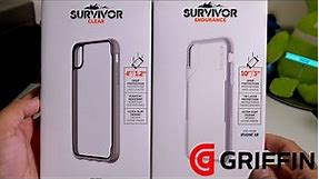 Griffin iPhone XR Clear And Endurance Survivor Cases! Rugged Clear Cases On Deck!