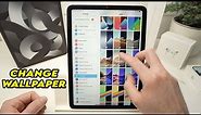 iPad Air 5 (2022) : How to Change the Wallpaper