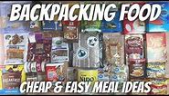 My Favorite GROCERY STORE BACKPACKING FOOD | Cheap & Easy Backpacking Meal Ideas
