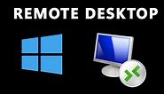 Windows 10 - How to Set Up Remote Desktop Connection
