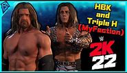 How to Play as SHAWN MICHAELS and TRIPLE H WITH LONG HAIR in WWE 2K22! - MyFaction Models