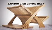 Bamboo DIsh Drying Rack