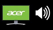 How to Turn Up the Volume on an Acer Monitor  | Decortweaks