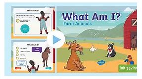 What Am I? Guess the Farm Animal PowerPoint