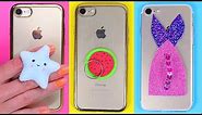 TOTALLY COOL DIY PHONE POPSOCKETS! How to make phone grisps