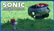Knuckles catches Eggman talking about the Master Emerald - Sonic Frontiers: The Final Horizon