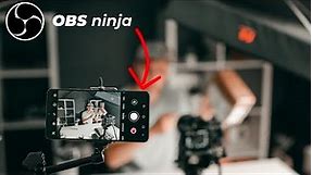 [OBS Ninja] Your phone as webcam? FREE, NO APP, IOS & ANDROID.