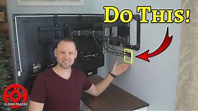Hide TV Cables Behind Your Wall | In-Wall TV Cable Management