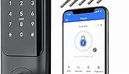 Keyless Fingerprint Smart Door Lock and Handle - Keypad Entry, Electronic Passcode for Front Door