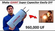 960,000 uF - 12v SuperCapacitor Battery | How to Make Super Capacitor ?