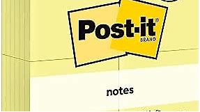Post-it Notes, 3x3 in, 24 Pads, Canary Yellow, Clean Removal, Recyclable
