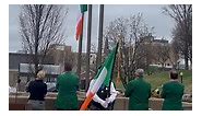 Irish Flag Raising