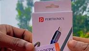 Portronics 20w type c to lightning cable🤑😈#apple #youtubeshorts #iphone11 #portronics #cable