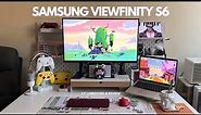 27” Samsung Viewfinity S6 Unboxing, Setup & Review | ft. Boosteroid Cloud Gaming Test