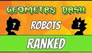 I RANKED all Robot Icons in Geometry Dash