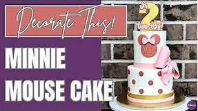 You Can Decorate This Simple Minnie Mouse Cake!