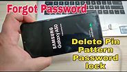 Forgot Password? Samsung A50 (SM-A505FN). Unlock pattern, pin, password lock.