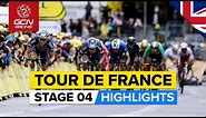 Tour de France 2021 Stage 4 Highlights | Mark Cavendish Is Back!