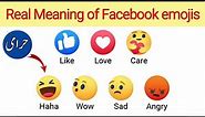 Real meaning of facebook emojis|Facebook emoji meanings