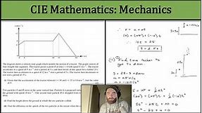 Exam Hack | CIE A-Level Maths | Mechanics | Kinematic Equations Question